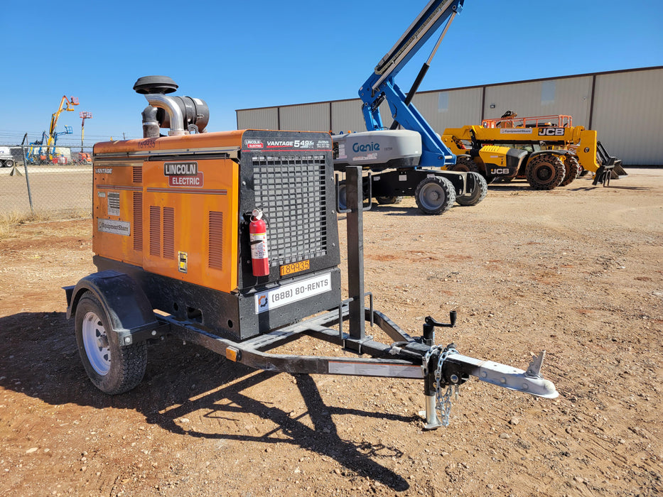 2021 Lincoln Electric Vantage 549X Ready Pak 3, ORANGE (includes trailer, cable rack, fender light kit)