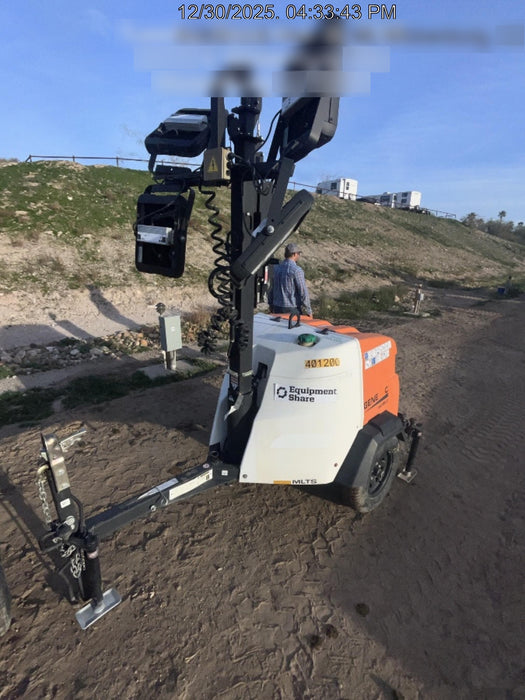 2024 Generac MLT2 Diesel, Flex Switch 120V Input, Powerzone Controller, 
(4) 320W LED Lights, 4kW Generator, 39.9 Gal Fuel Tank, 2" Ball, T3