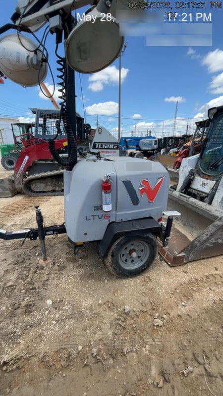 2018 Wacker Neuson LTV6L-MH Wacker Neuson LTV6L Mobile Light Tower w/Fuel Level Sensor Installed