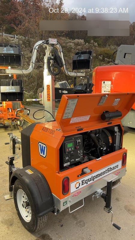 2024 Wanco WLTT-4MM4K Diesel, Deep Sea Controller, Shore Power Plug, Auto Start, (4) 350W LED Floodlights, 4kW Generator, 60 Gal Fuel Tank, 2" Ball, T3