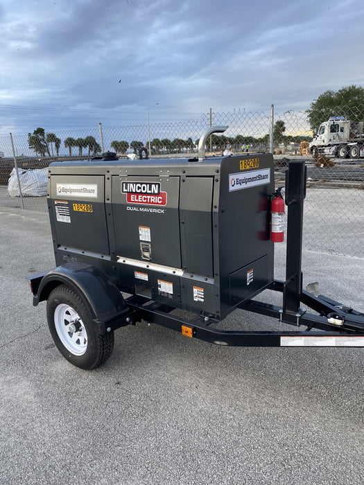 2021 Lincoln Electric Dual Maverick 200/200X Ready Pak 3, Includes Trailer, Cable Rack, Fender Light Kit