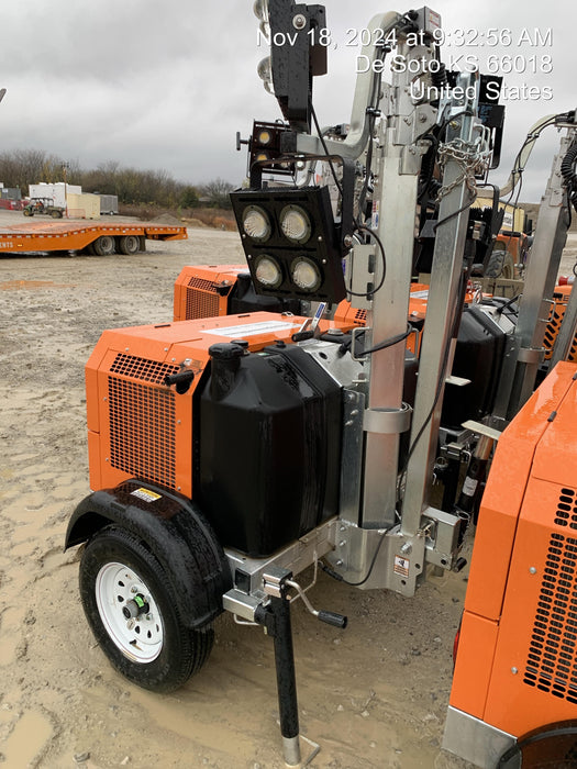 2024 Wanco WLTT-4MM4K Diesel, Deep Sea Controller, Shore Power Plug, Auto Start, (4) 350W LED Floodlights, 4kW Generator, 60 Gal Fuel Tank, 2" Ball, T3