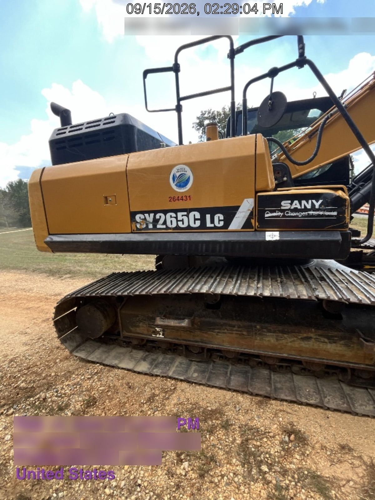 2022 SANY SY265C