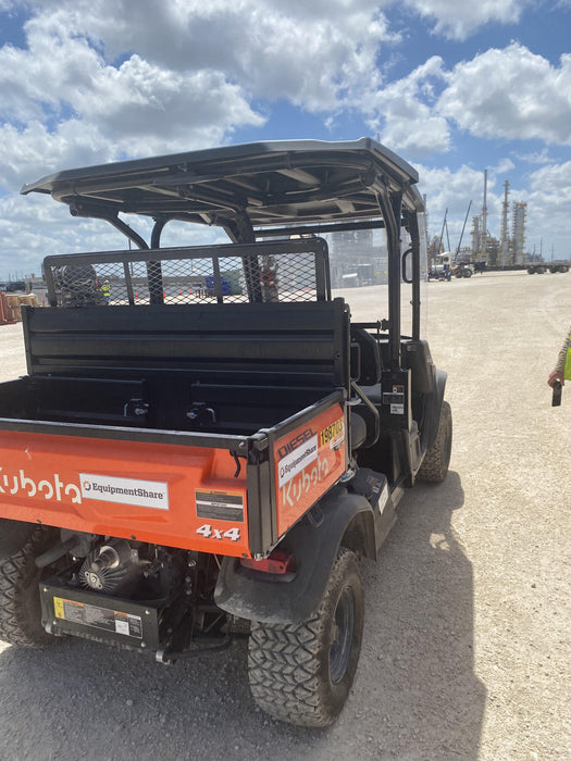 2022 Kubota RTV-X1140W-H Plastic Canopy, Windshield Acrylic Clear, LED Strobe Light, Wire Harness Kit, Back up Alarm