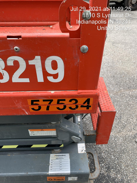 2016 Skyjack SJIII-3219 Standard Rental Specs