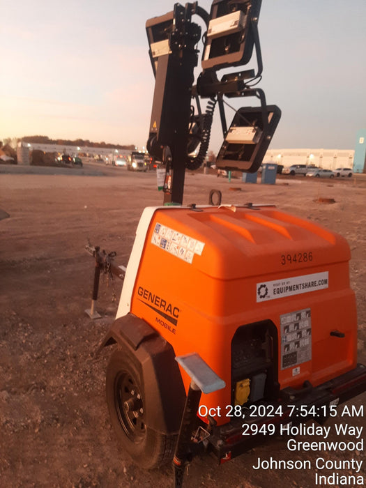 2024 Generac MLT2 Diesel, Flex Switch 120V Input, Powerzone Controller, 
(4) 320W LED Lights, 4kW Generator, 39.9 Gal Fuel Tank, 2" Ball, T3