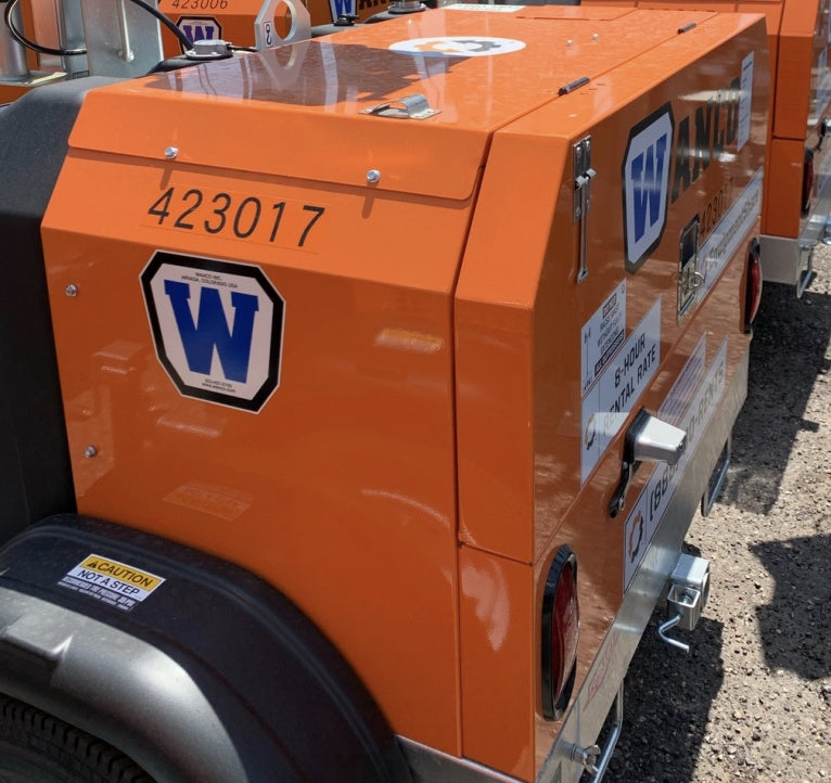2024 Wanco WLTT-4MM4K Diesel, Deep Sea Controller, Shore Power Plug, Auto Start, (4) 350W LED Floodlights, 4kW Generator, 60 Gal Fuel Tank, 2" Ball, T3