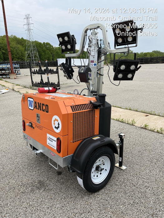 2024 Wanco WLTT-4MM4K Diesel, Deep Sea Controller, Shore Power Plug, Auto Start, (4) 350W LED Floodlights, 4kW Generator, 60 Gal Fuel Tank, 2" Ball, T3