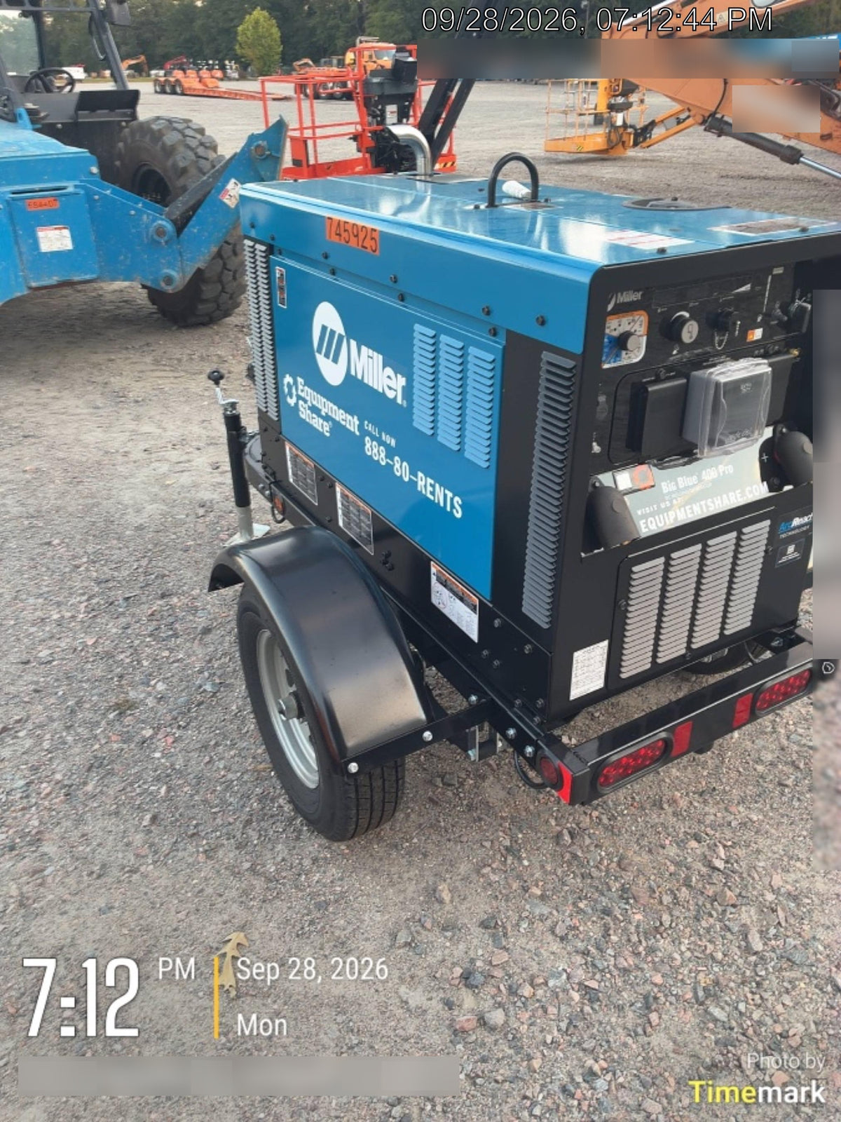 2026 MILLER ELECTRIC BIG BLUE 400