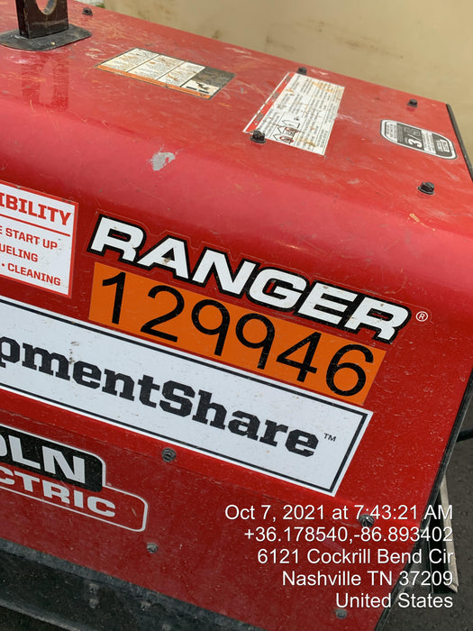 2021 Lincoln Electric Ranger 305 LPG K3430-1, Ranger 305 LPG, Undercarriage, Tank Holder & Strap, 10kw AC Gen, 25hp Kohler LPG Eng