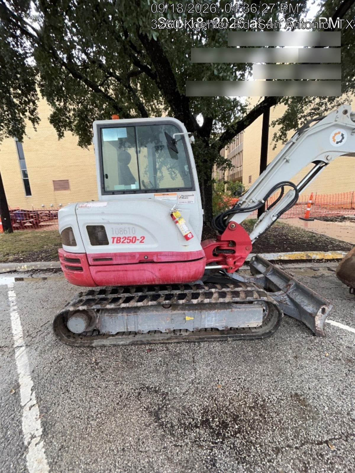 2020 TAKEUCHI TB250-2C