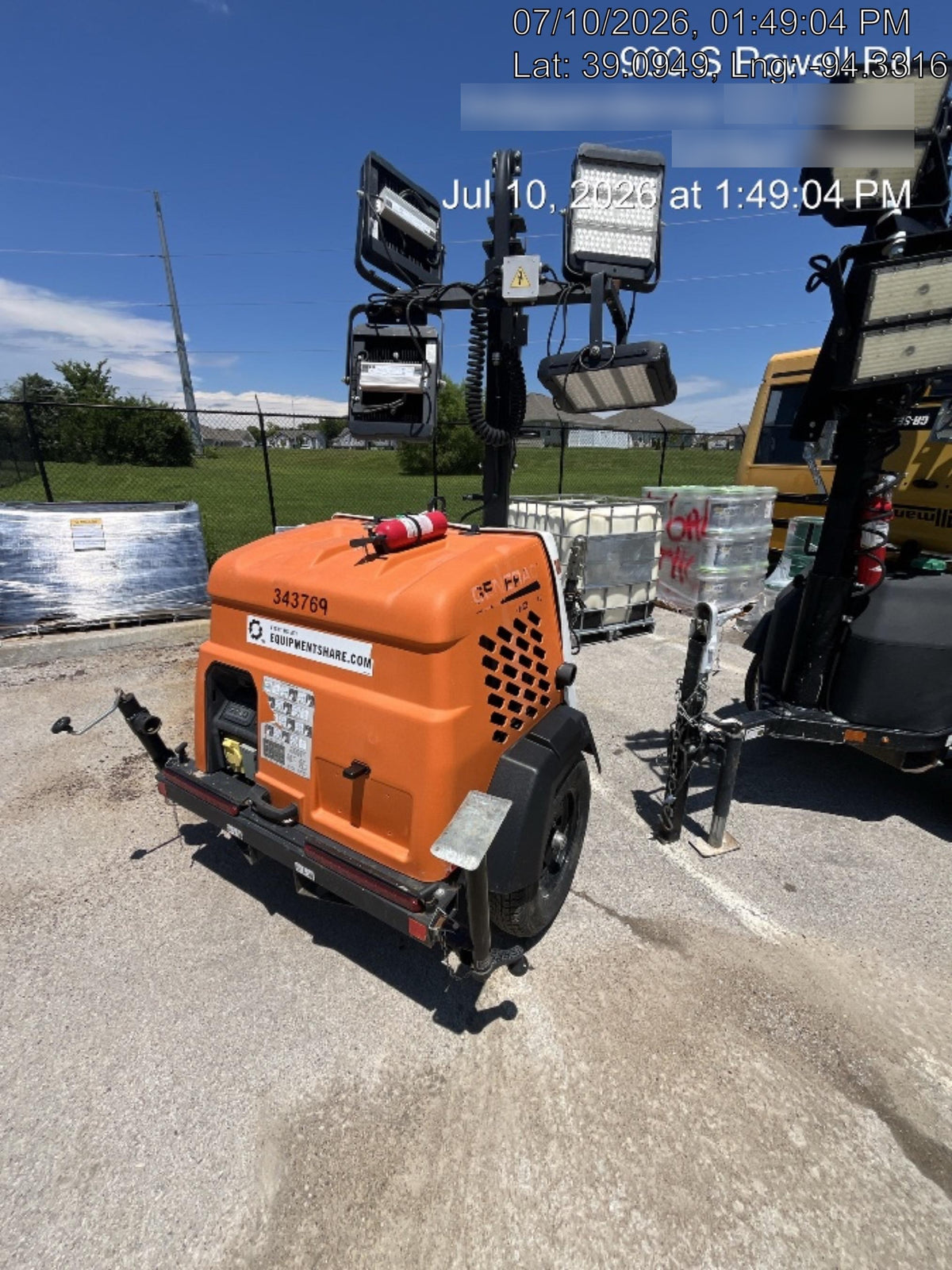 2023 Generac MLT2 Diesel, Flex Switch 120V Input, Powerzone Controller, (4) 320W LED Lights, 4kW Generator, 39.9 Gal Fuel Tank, 2" Ball, T3