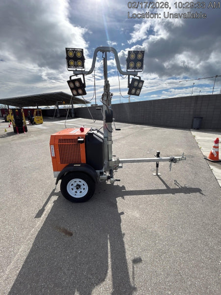 2024 Wanco WLTT-4MM4K Diesel, Deep Sea Controller, Shore Power Plug, Auto Start, (4) 350W LED Floodlights, 4kW Generator, 60 Gal Fuel Tank, 2" Ball, T3