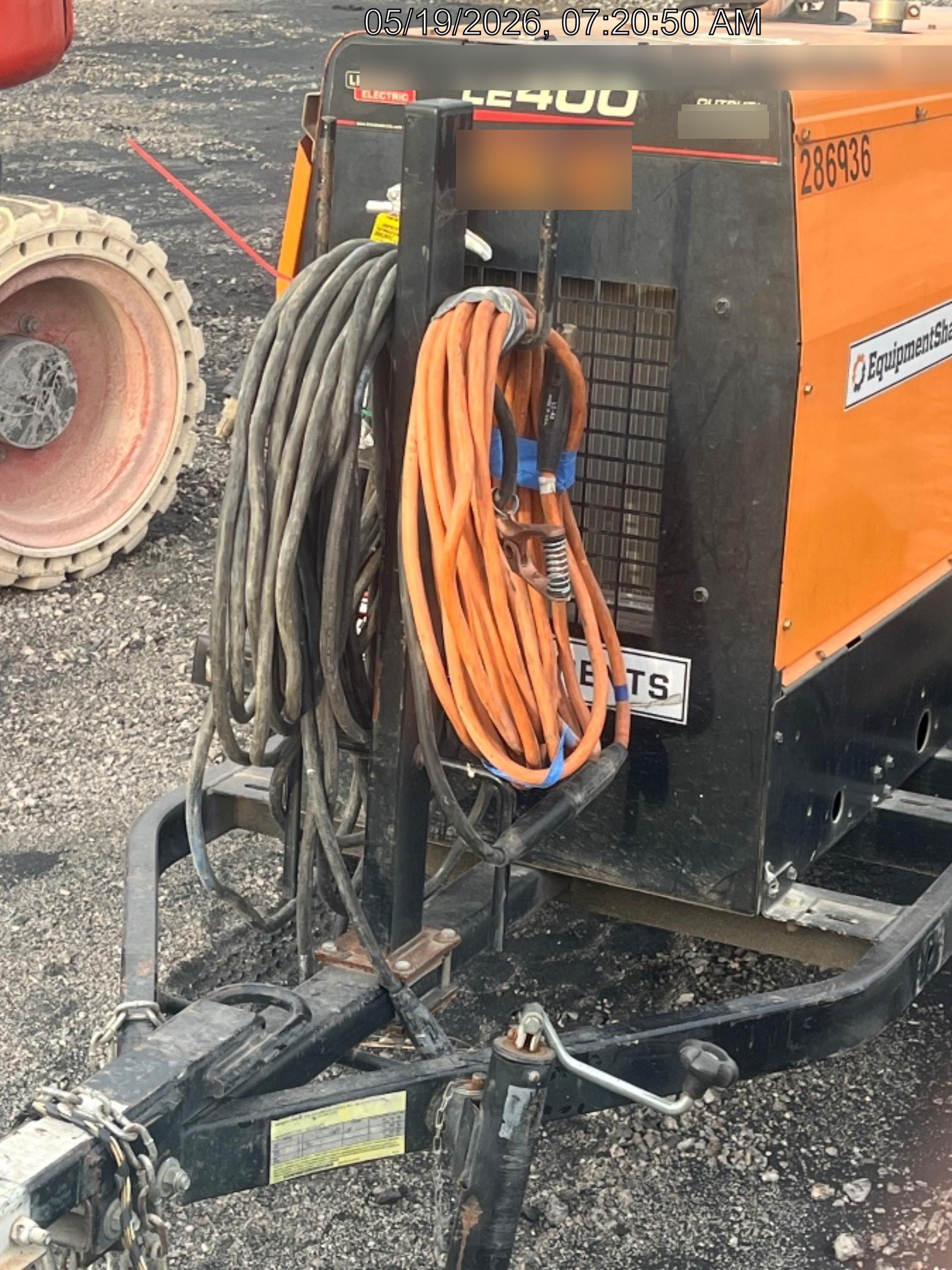 2022 Lincoln Electric LE400 Kubota V1505, Trlr, Cable Rack, Light Kit, ES Decals, T3