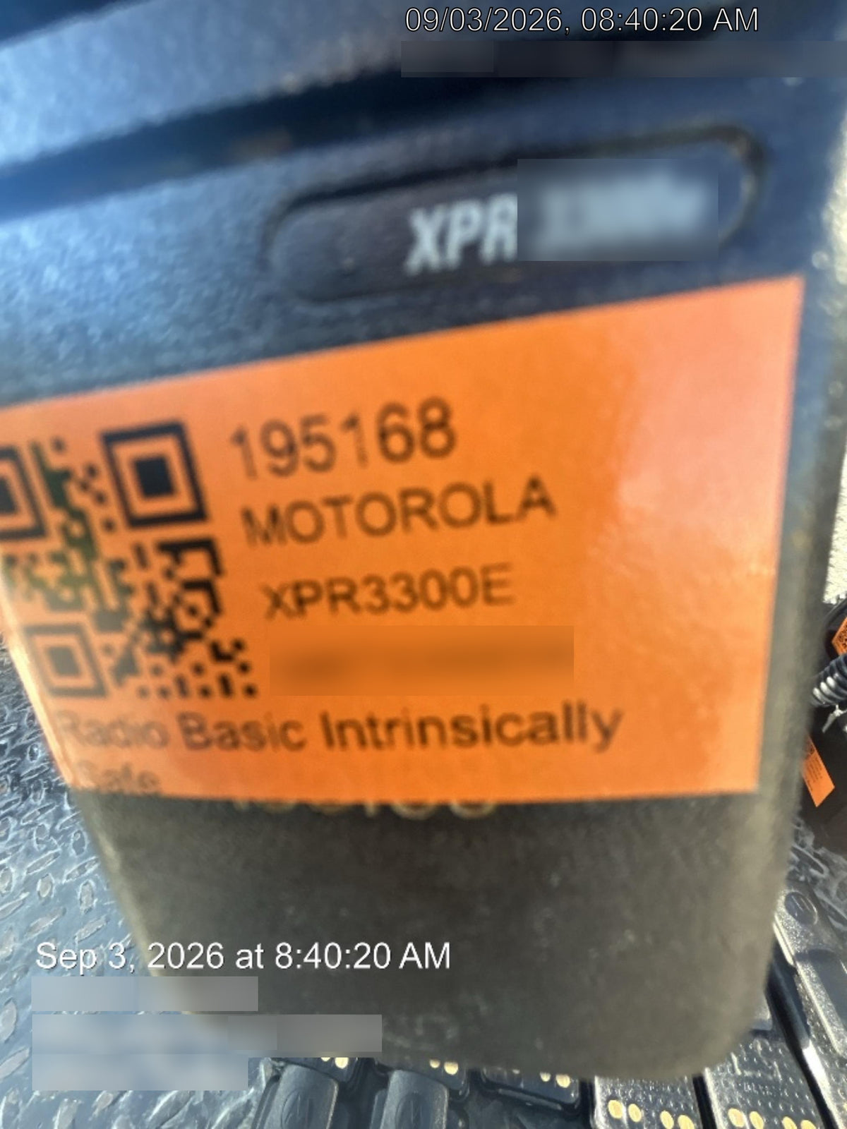 2021 MOTOROLA XPR3300E