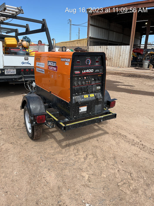 2022 Lincoln Electric LE400 Kubota V1505, Trlr, Cable Rack, Light Kit, ES Decals, T3