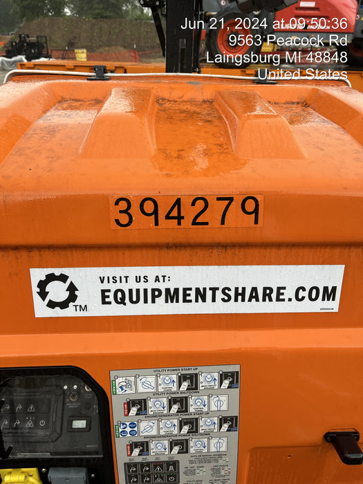 2024 Generac MLT2 Diesel, Flex Switch 120V Input, Powerzone Controller, 
(4) 320W LED Lights, 4kW Generator, 39.9 Gal Fuel Tank, 2" Ball, T3