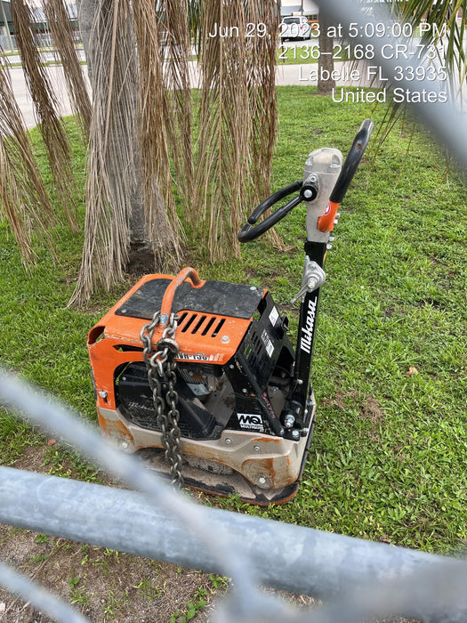 2023 Multiquip MVH158 Honda GX200, 17" Plate, Gas