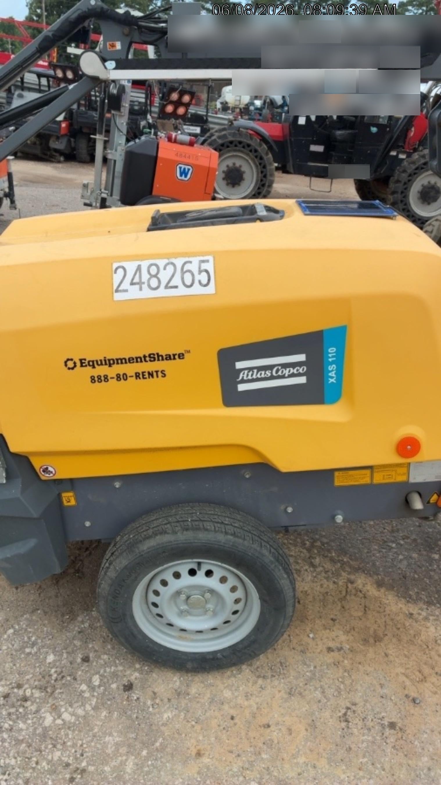 2022 ATLAS COPCO XAS 110