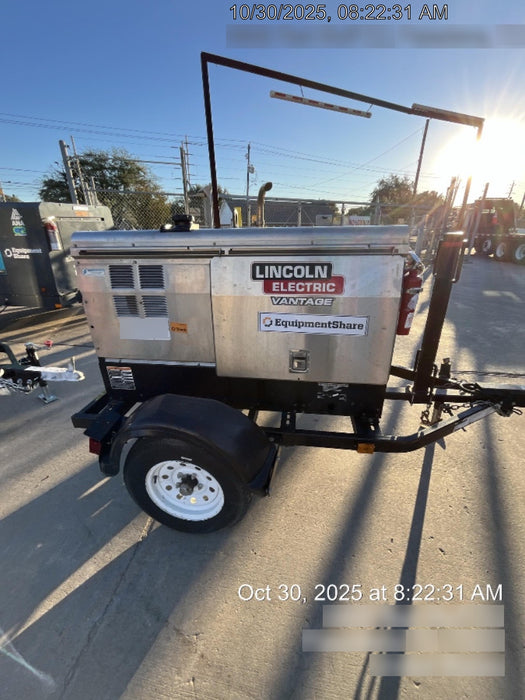 Lincoln Electric Vantage 322 Lincoln Vantage 322 Welder w/Trailer