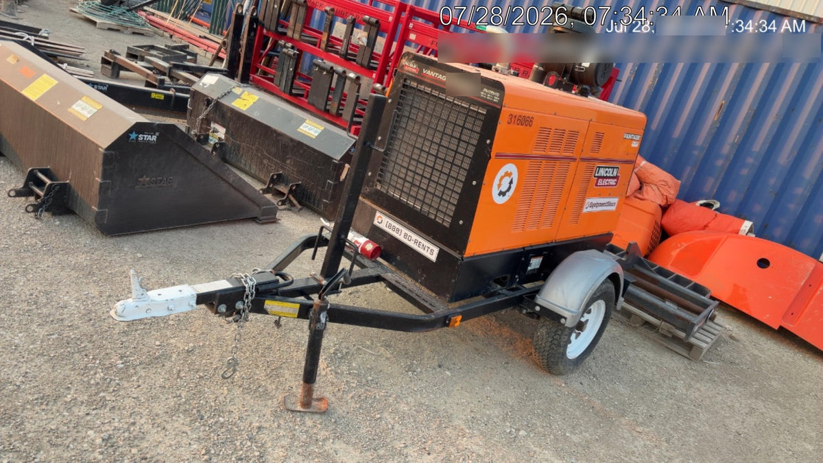 2023 Lincoln Electric Vantage 549X Crosslink Technology, Trailer Mounted, ES Decals, T3