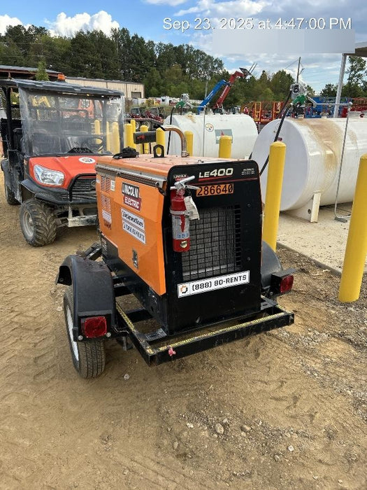 2022 Lincoln Electric LE400 Kubota V1505, Trlr, Cable Rack, Light Kit, ES Decals, T3