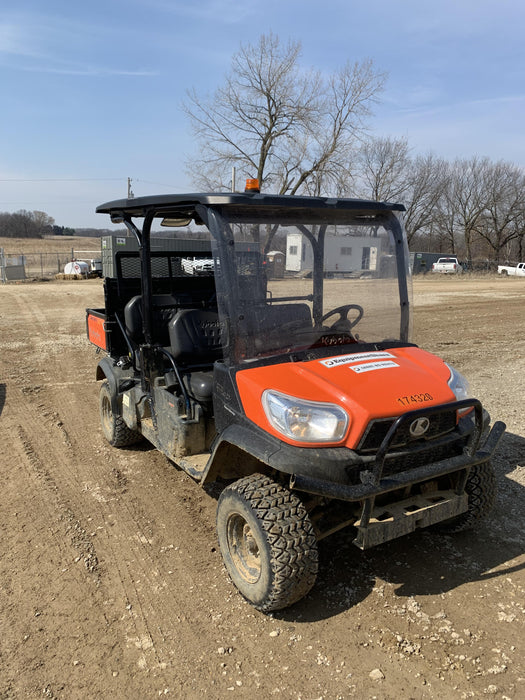 2022 Kubota RTV-X1140W-H Plastic Canopy, Windshield Acrylic Clear, LED Strobe Light, Wire Harness Kit, Back up Alarm