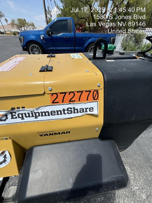 2022 Allmand NLV3GR (4) LED Light Fixture 350W, 23' Vertical Mast, 3kW Prime, Towable, ES Decals, T3