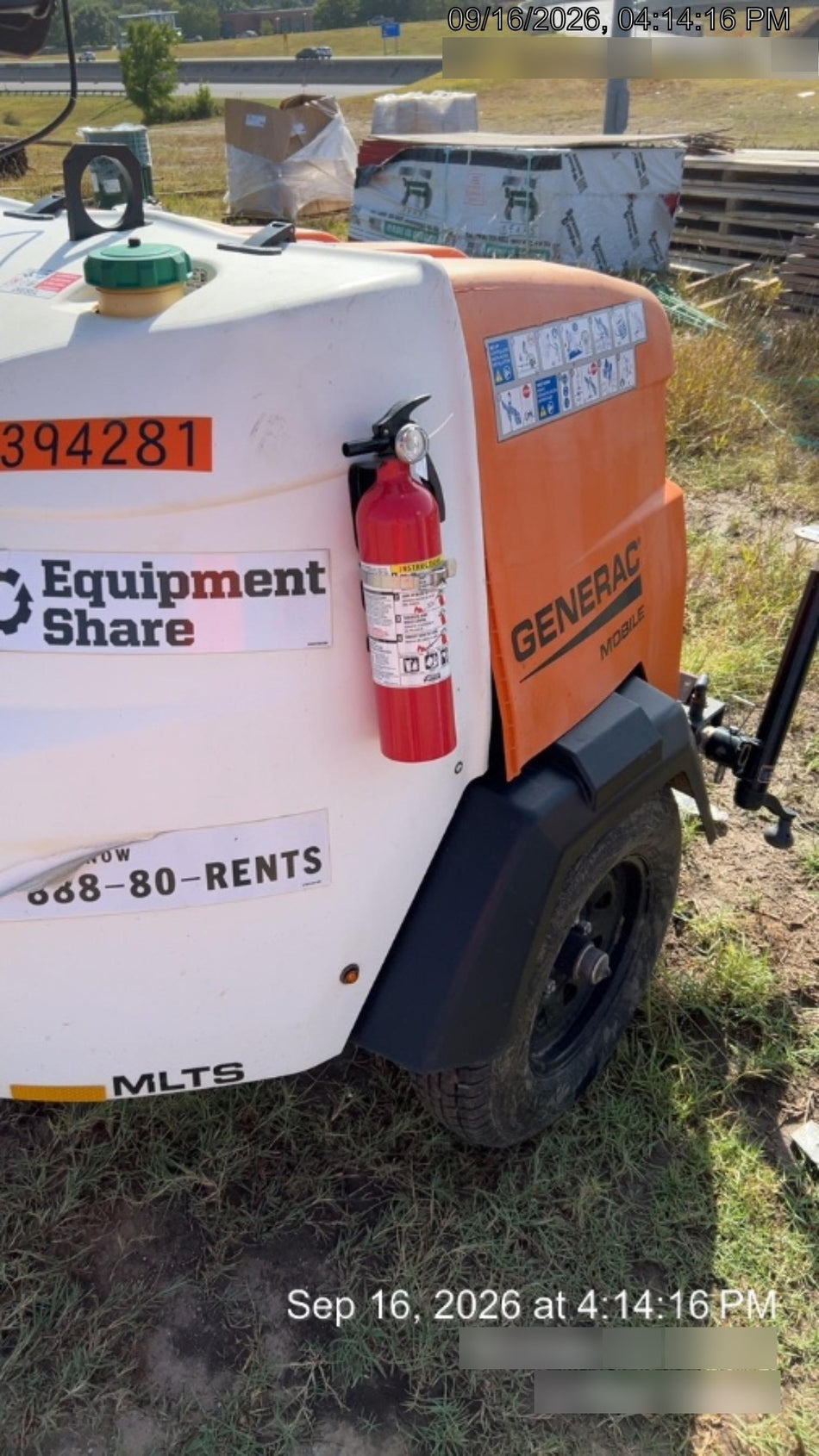 2024 Generac MLT2 Diesel, Flex Switch 120V Input, Powerzone Controller, 
(4) 320W LED Lights, 4kW Generator, 39.9 Gal Fuel Tank, 2" Ball, T3