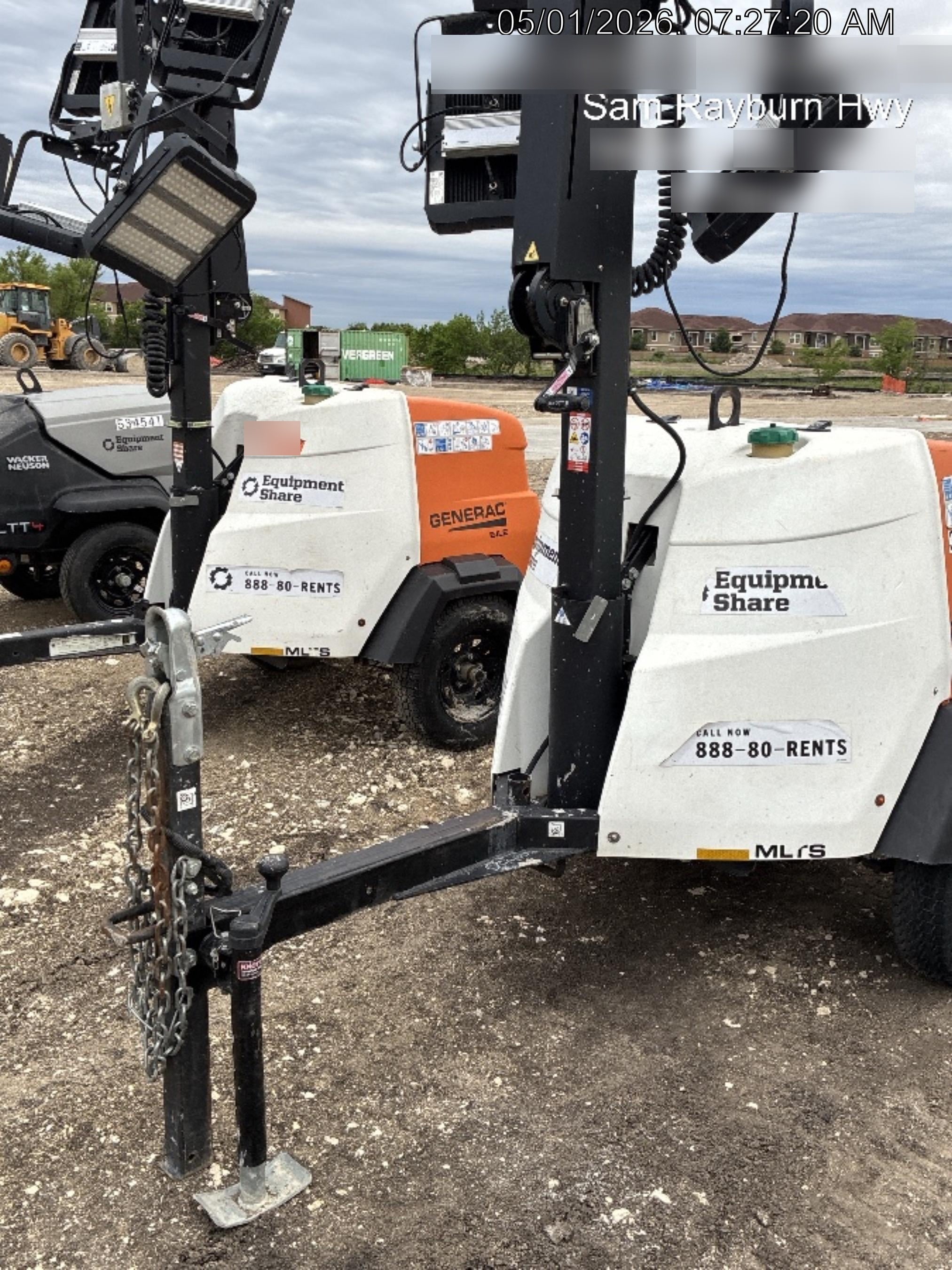 2023 Generac MLT2 Diesel, Flex Switch 120V Input, Powerzone Controller, (4) 320W LED Lights, 4kW Generator, 39.9 Gal Fuel Tank, 2" Ball, T3