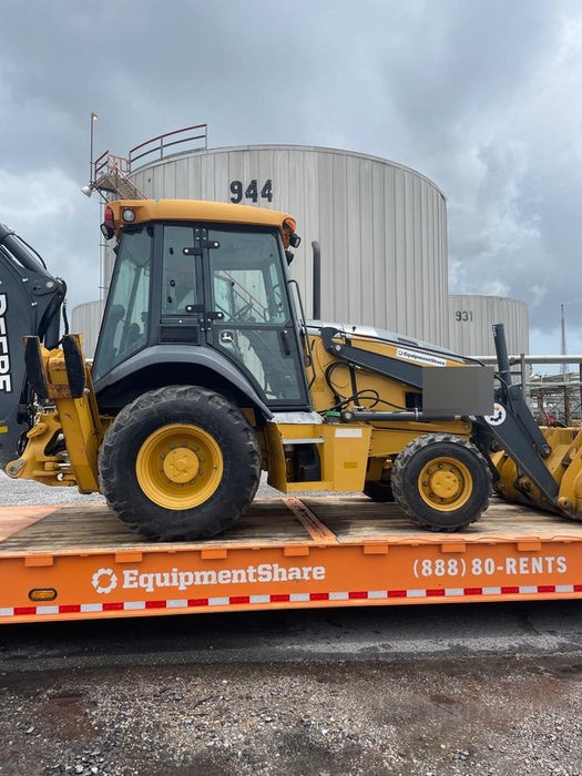 2020 John Deere 310LEP Cab/Heat/Air, 4WD, Standard Stick, Pilot Controls, 2 Way Hydraulics, TAG Manual QC