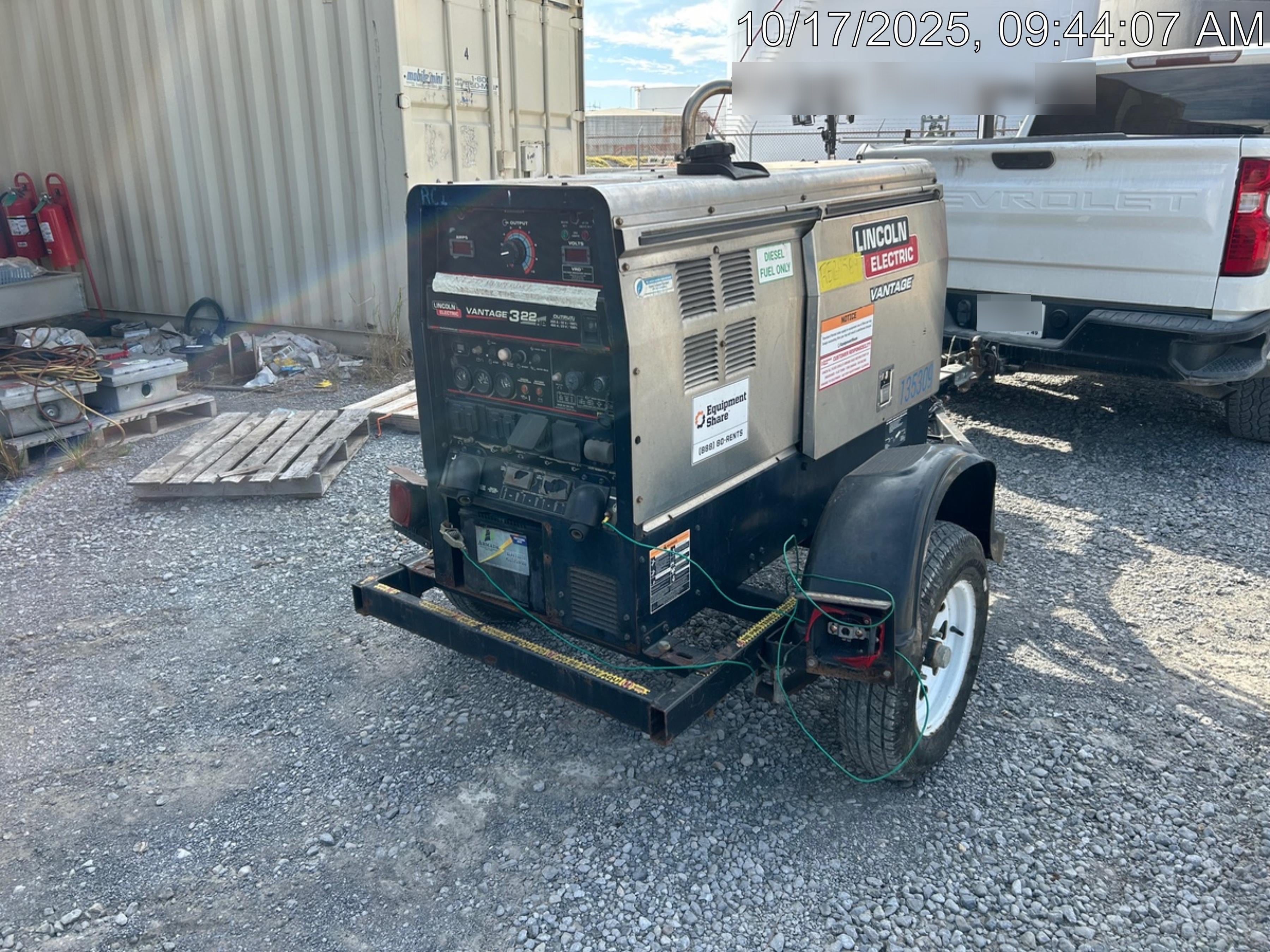 2021 Lincoln Electric Vantage 322 Ready Pak 3