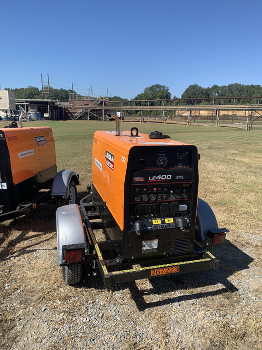 2022 Lincoln Electric LE400 Kubota V1505, Trlr, Cable Rack, Light Kit, ES Decals, T3