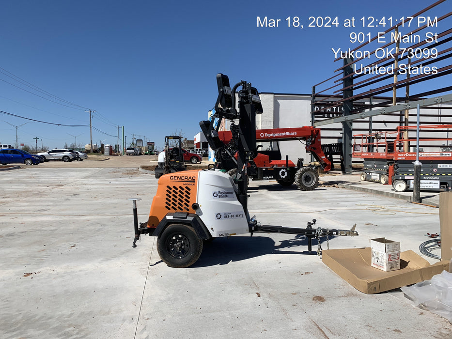 2023 Generac MLT2 Diesel, Flex Switch 120V Input, Powerzone Controller, (4) 320W LED Lights, 4kW Generator, 39.9 Gal Fuel Tank, 2" Ball, T3