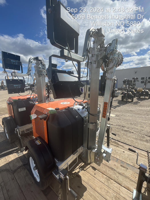 2024 Wanco WLTT-4MM4K Diesel, Deep Sea Controller, Shore Power Plug, Auto Start, (4) 350W LED Floodlights, 4kW Generator, 60 Gal Fuel Tank, 2" Ball, T3