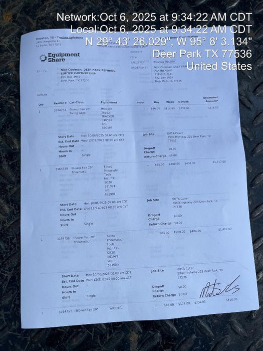 2025 TEXAS PNEUMATIC TOOLS, INC. TX-SG20