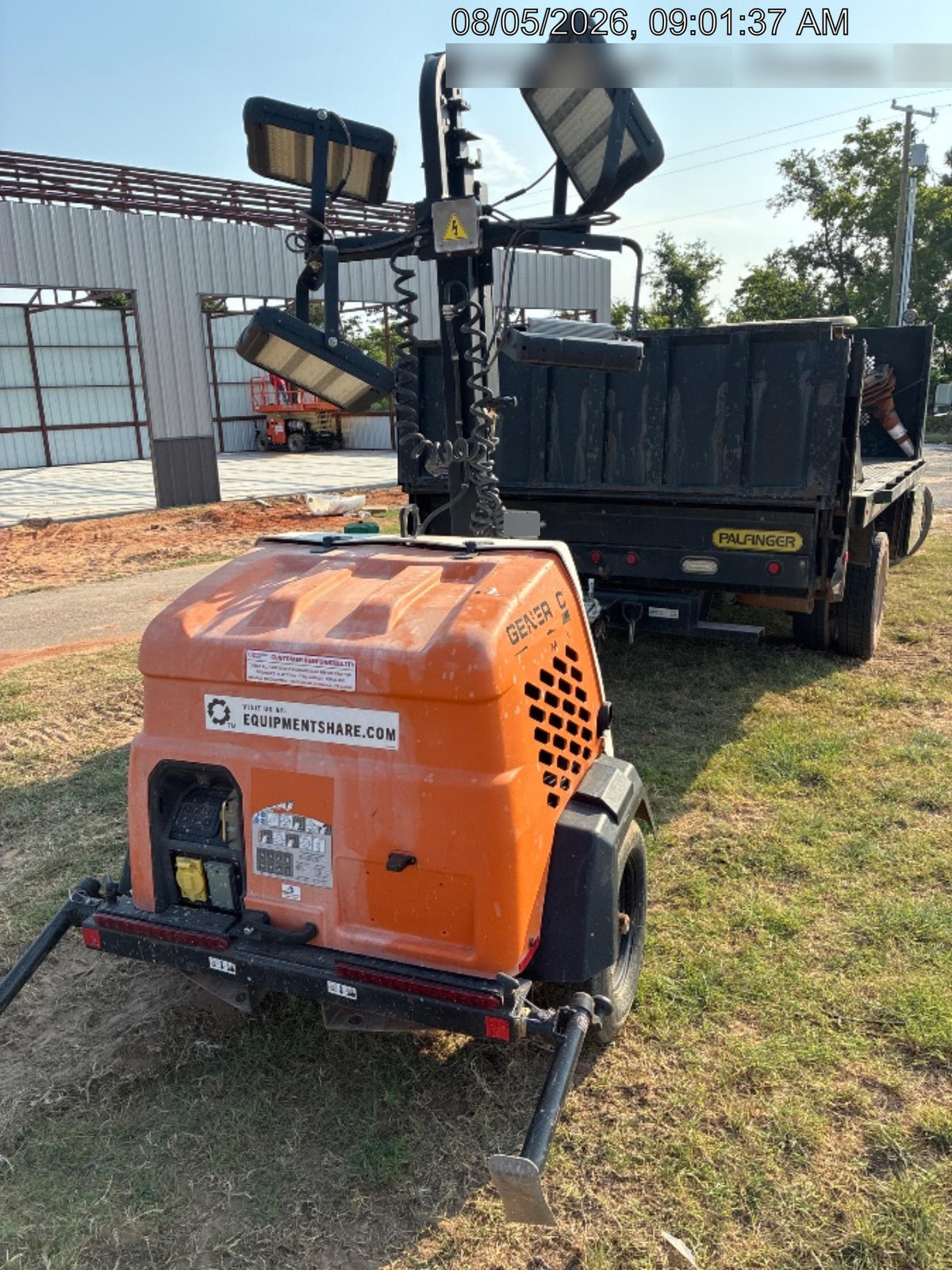 2023 Generac MLT2 Diesel, Flex Switch 120V Input, Powerzone Controller, (4) 320W LED Lights, 4kW Generator, 39.9 Gal Fuel Tank, 2" Ball, T3