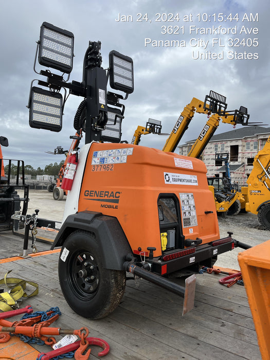 2023 Generac MLT2 Diesel, Flex Switch 120V Input, Powerzone Controller, 
(4) 320W LED Lights, 4kW Generator, 39.9 Gal Fuel Tank, 2" Ball, T3