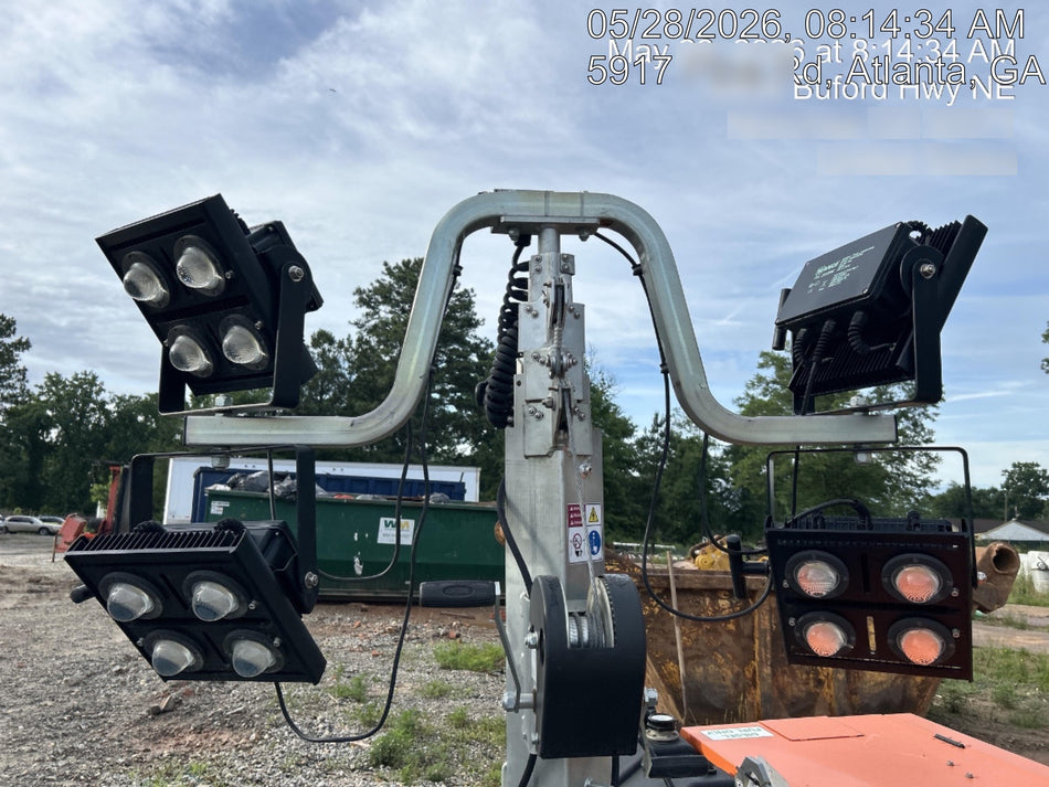 2024 Wanco WLTT-4MM4K Diesel, Deep Sea Controller, Shore Power Plug, Auto Start, (4) 350W LED Floodlights, 4kW Generator, 60 Gal Fuel Tank, 2" Ball, T3