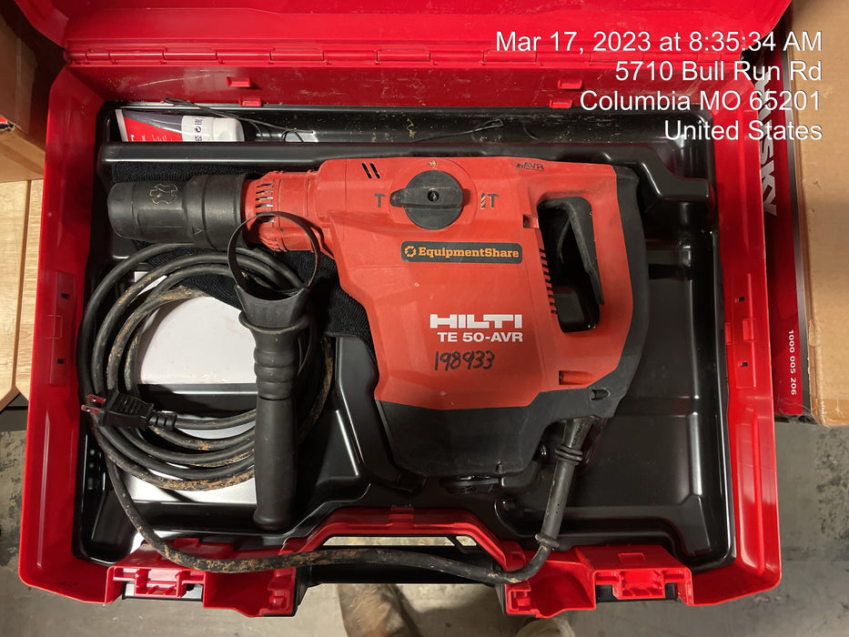 2022 HILTI TE 50-AVR