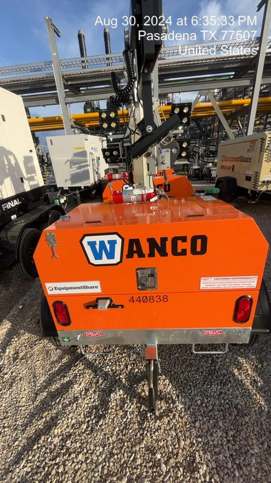 2024 Wanco WLTT-4MM4K Diesel, Deep Sea Controller, Shore Power Plug, Auto Start, (4) 350W LED Floodlights, 4kW Generator, 60 Gal Fuel Tank, 2" Ball, T3