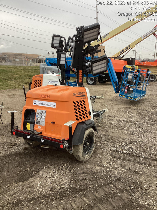 2023 Generac MLT2 Diesel, Flex Switch 120V Input, Powerzone Controller, 
(4) 320W LED Lights, 4kW Generator, 39.9 Gal Fuel Tank, 2" Ball, T3