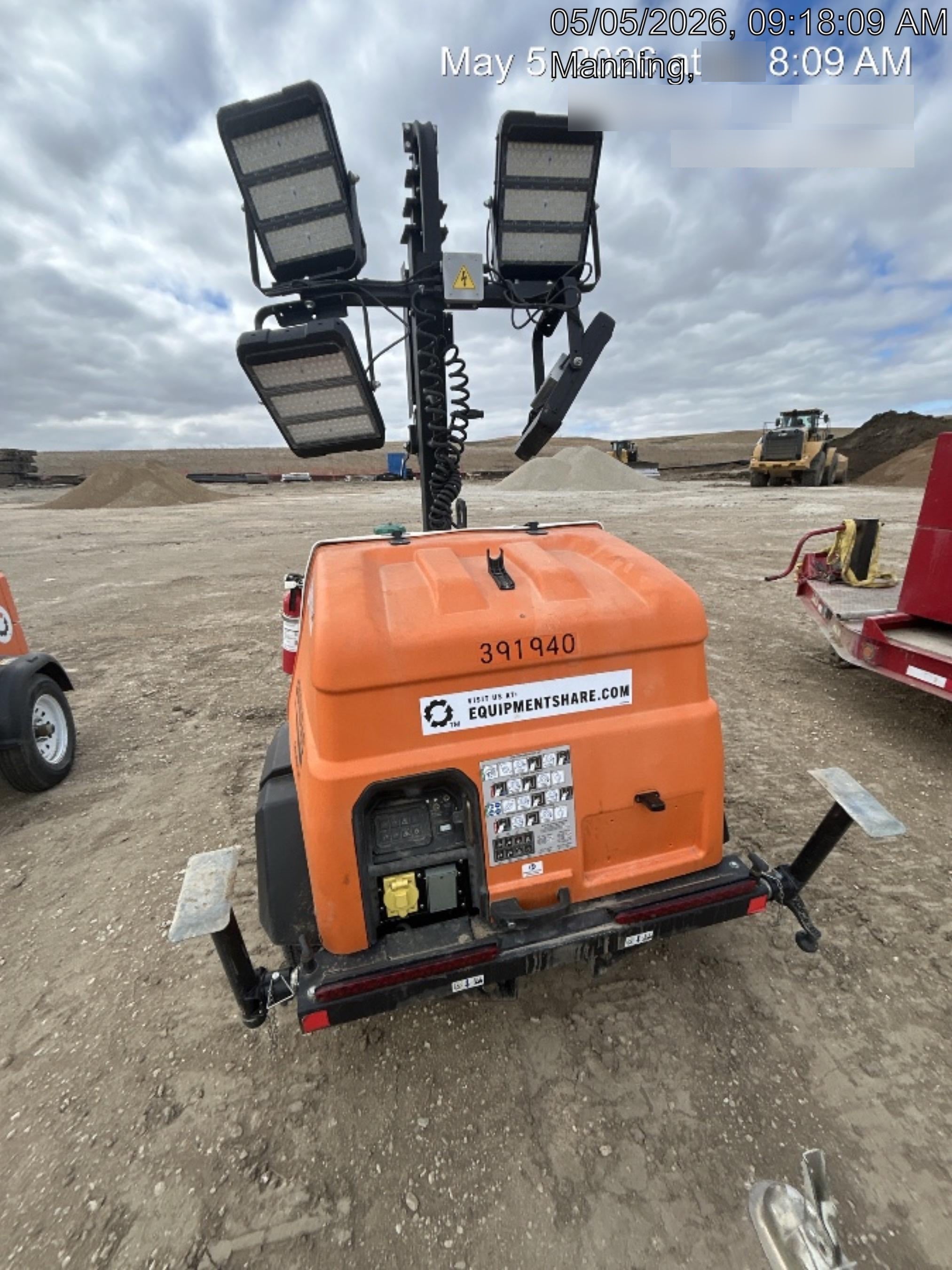 2024 Generac MLT2 Diesel, Flex Switch 120V Input, Powerzone Controller, 
(4) 320W LED Lights, 4kW Generator, 39.9 Gal Fuel Tank, 2" Ball, T3