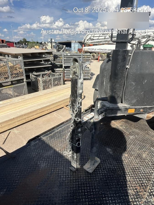 2022 Allmand NLV3GR (4) LED Light Fixture 350W, 23' Vertical Mast, 3kW Prime, Towable, Deep Sea L401, Leveling Jacks, Yanmar T4F 5.8hp