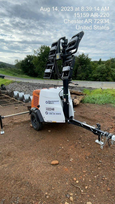 2023 Generac MLT2 Diesel, Flex Switch 120V Input, Powerzone Controller, (4) 320W LED Lights, 4kW Generator, 39.9 Gal Fuel Tank, 2" Ball, T3