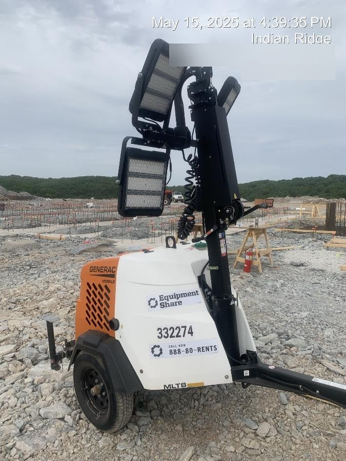 2023 Generac MLT2 Diesel, Flex Switch 120V Input, Powerzone Controller, (4) 320W LED Lights, 4kW Generator, 39.9 Gal Fuel Tank, 2" Ball, T3