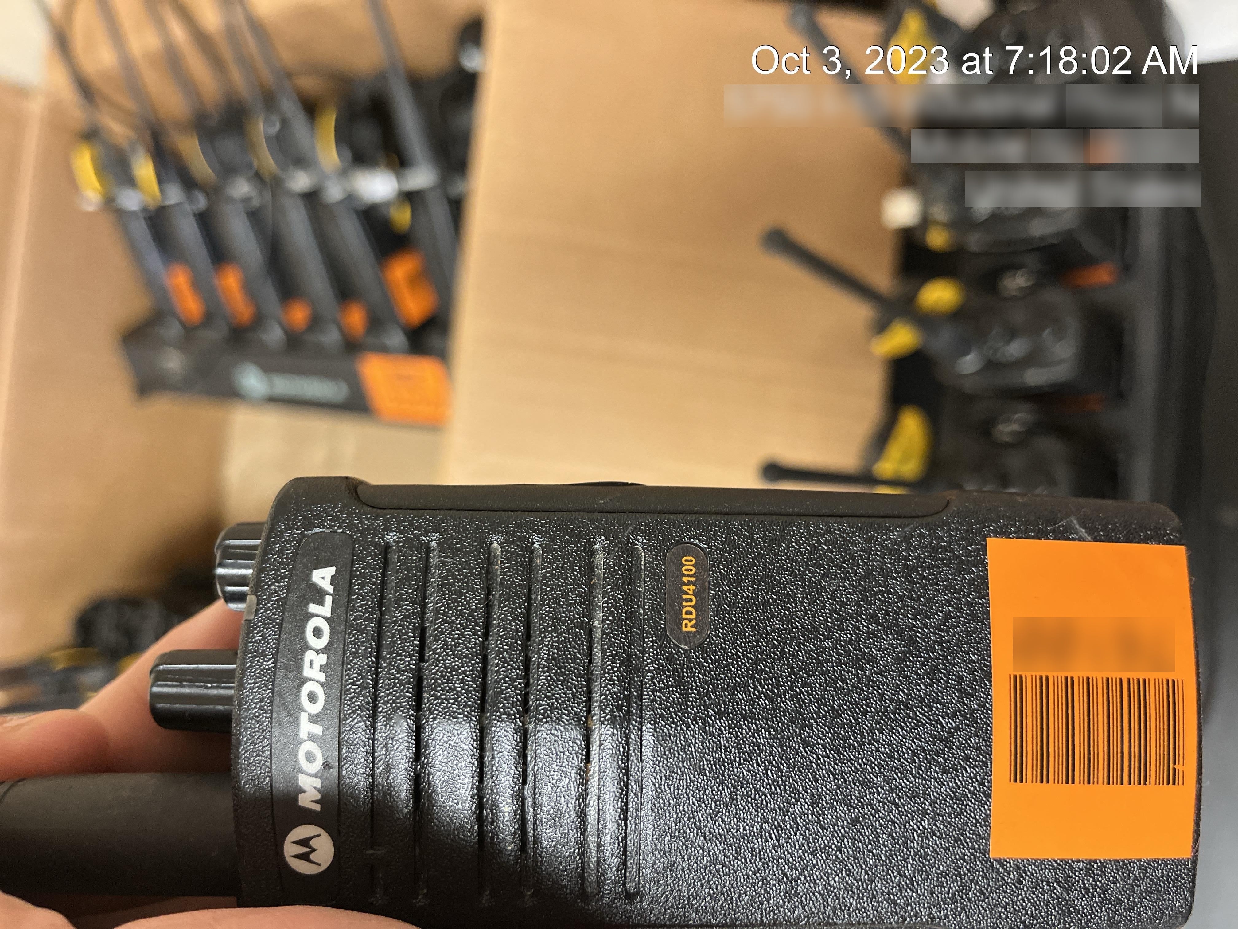 2020 MOTOROLA RDU4100