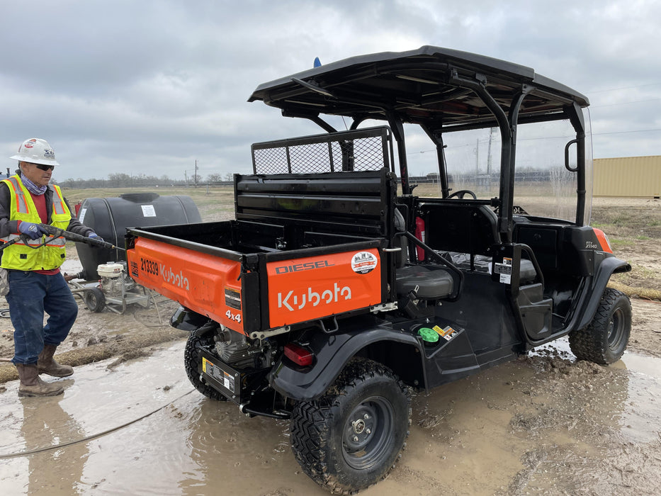 2022 Kubota RTV-X1140W-H Plastic Canopy, Windshield Acrylic Clear, LED Strobe Light, Wire Harness Kit, Back up Alarm