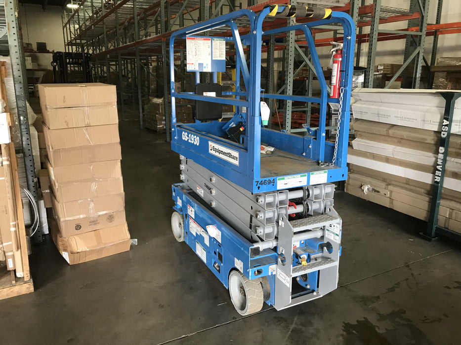 2020 Genie GS-1930 Fixed rails with chain entry gate - Pre A92.20