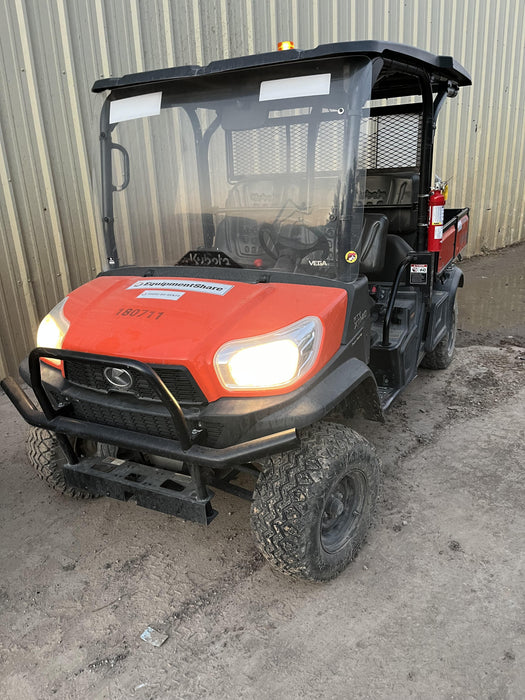 2022 Kubota RTV-X1140W-H Plastic Canopy, Windshield Acrylic Clear, LED Strobe Light, Wire Harness Kit, Back up Alarm